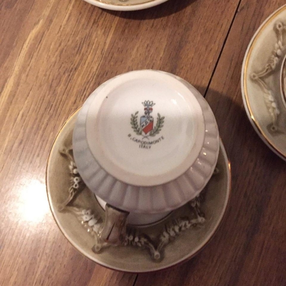 VERY RARE R. Capodimonte Serpent Tea Set - Picture 4 of 5